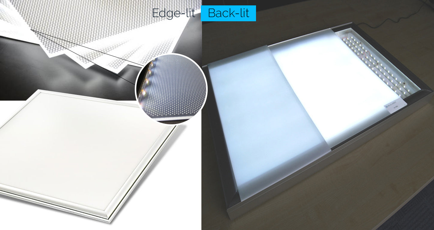 Why Back lit LED Panels Are Better Than Edge lit