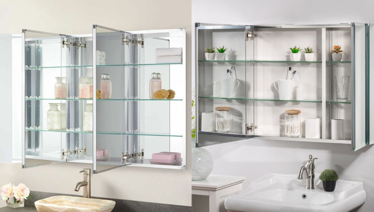 Medicine Cabinets with Customized Adjustable Shelves