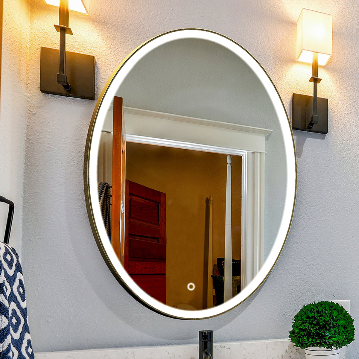 Are Bathroom LED Mirrors Good for Applying Makeup? – LEDMyPlace