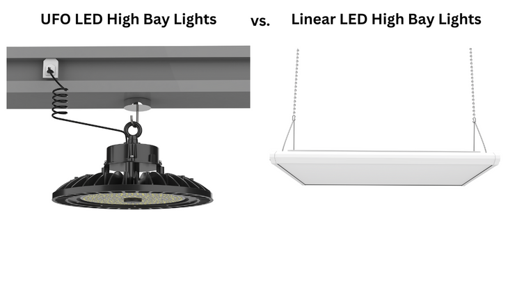 Choosing the Best Warehouse Lighting: UFO Lights vs. Linear Lights