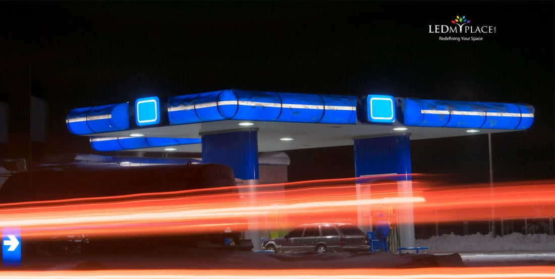 Canopy Lights, Fit for Gas Stations and Godowns - LEDMyPlace