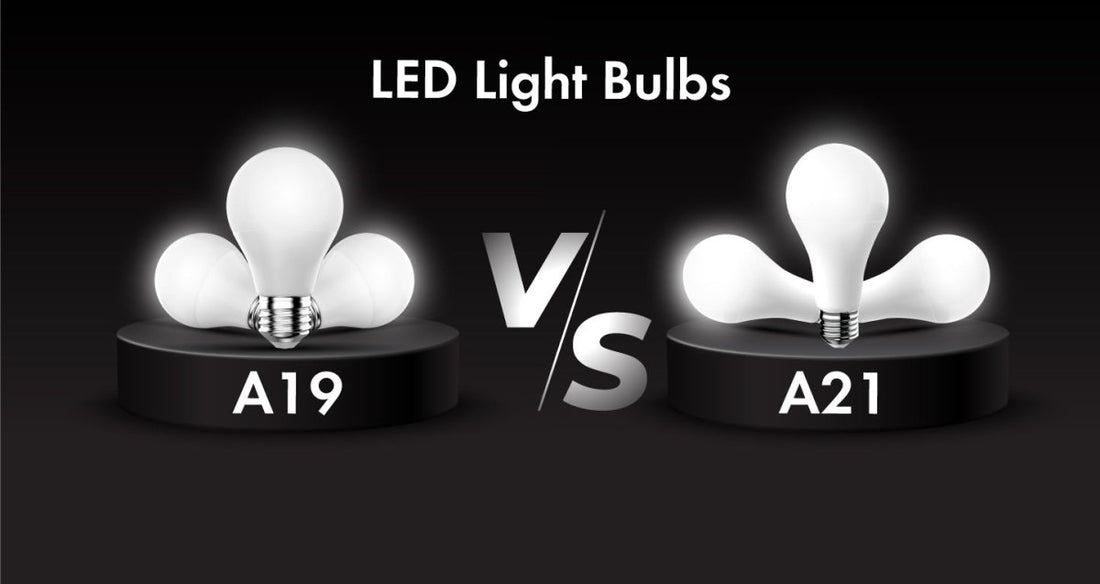 Difference Between A19 and A21 LED Light Bulbs - LEDMyPlace