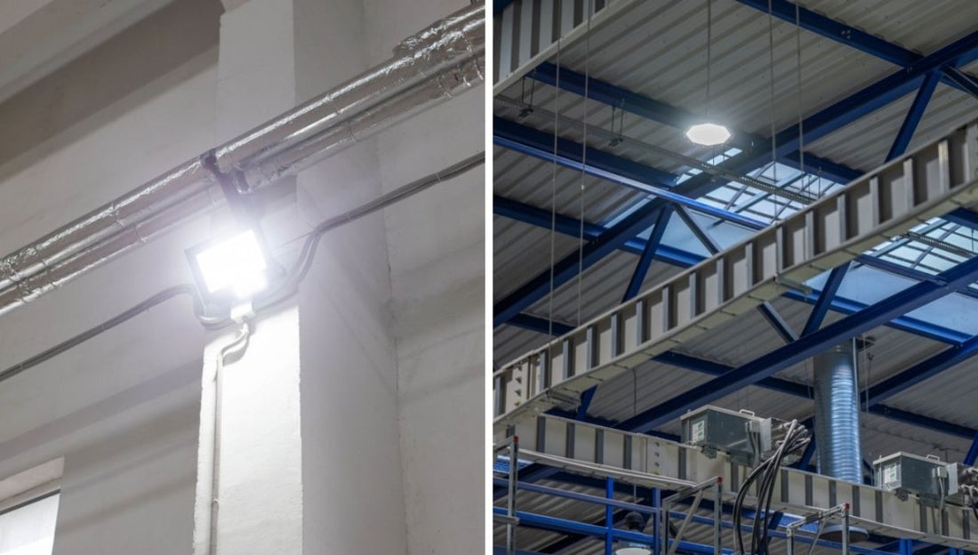 Floodlights vs. High Bay Lights: What's the Difference? - LEDMyPlace