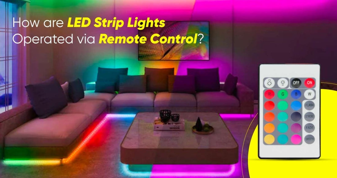 How are LED Strip Lights Operated Via Remote Control? - LEDMyPlace