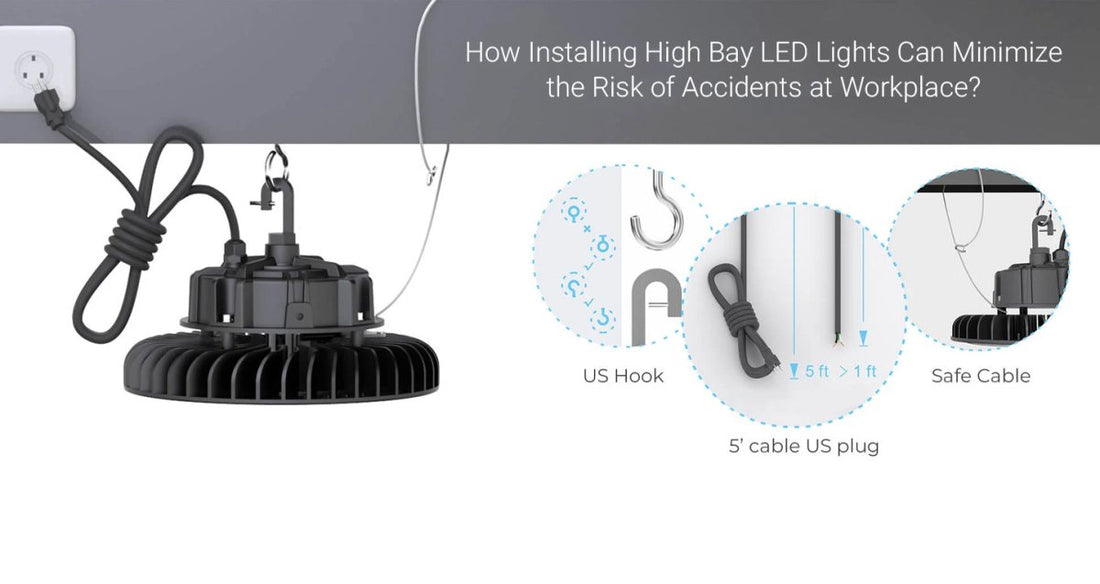 How Installing High Bay LED Lights Can Minimize the Risk of Accidents at Workplace? - LEDMyPlace