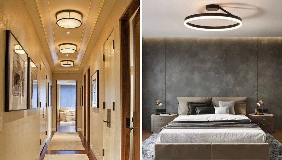 What is the Difference Between a Flush Mount and a Semi-Flush Mount Light Fixture? - LEDMyPlace