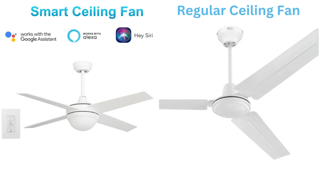 What is the Difference Between a Smart Ceiling Fan and a Typical Ceiling Fan? - LEDMyPlace