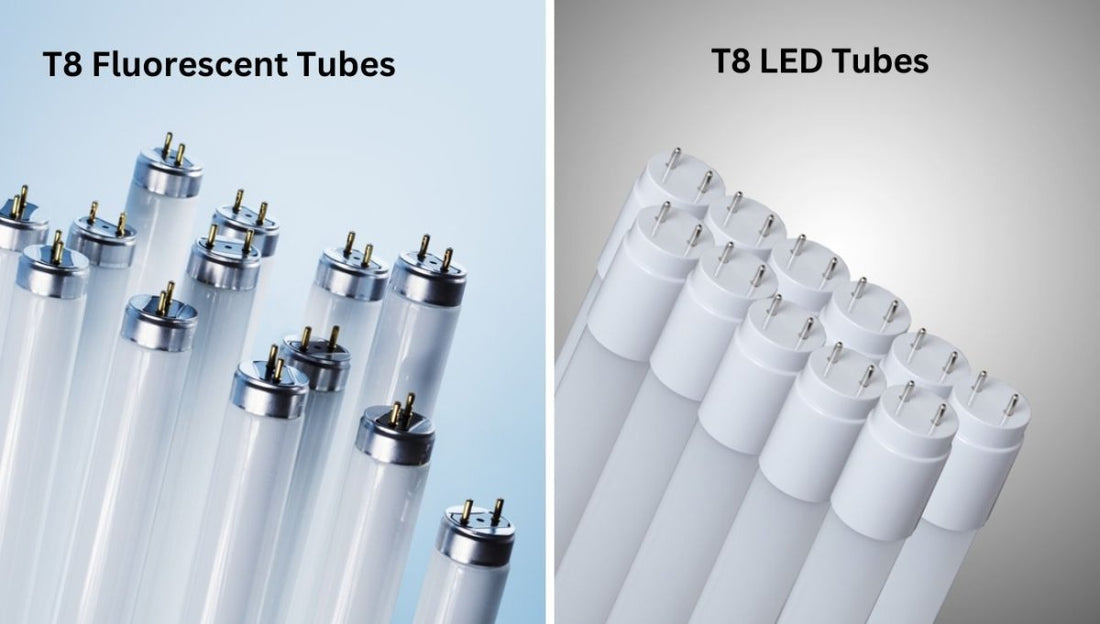 What is the Difference Between T8 Fluorescent Tube and T8 LED? - LEDMyPlace