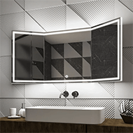 LED Lighted Vanity Mirror - Titan Style