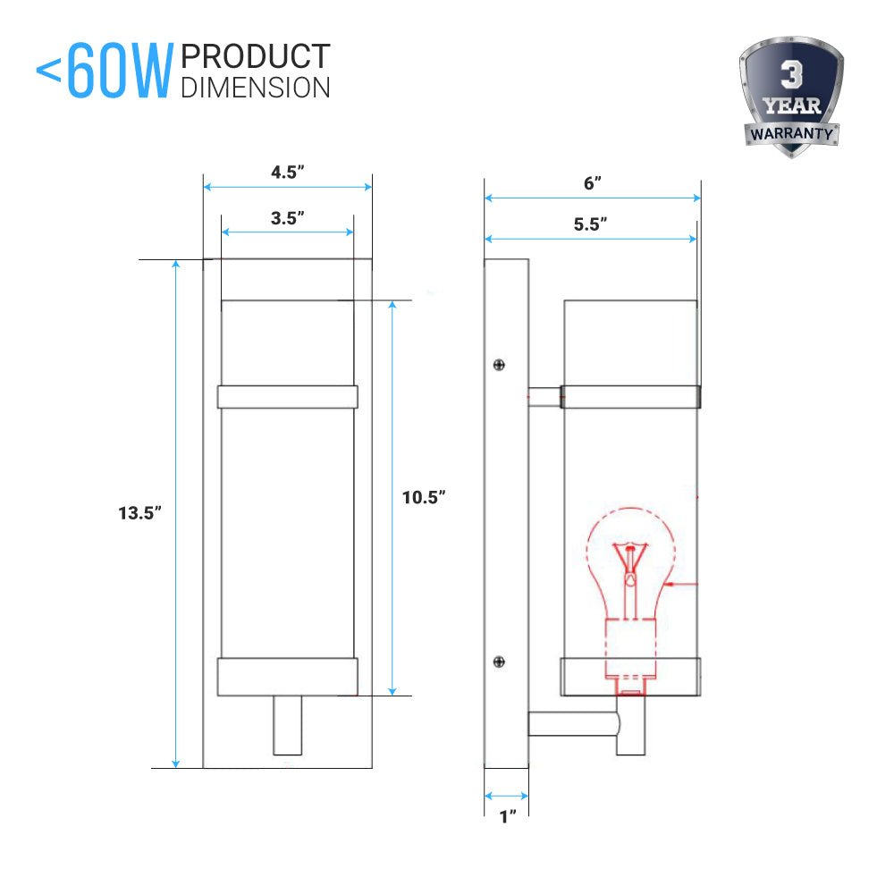 1 - Light, Oil Rubbed Bronze/Satin Nickel Finish Wall Sconce with White Glass shade, Wall Mounted Lamps for Home Hotel Corridor Restaurant - LEDMyPlace