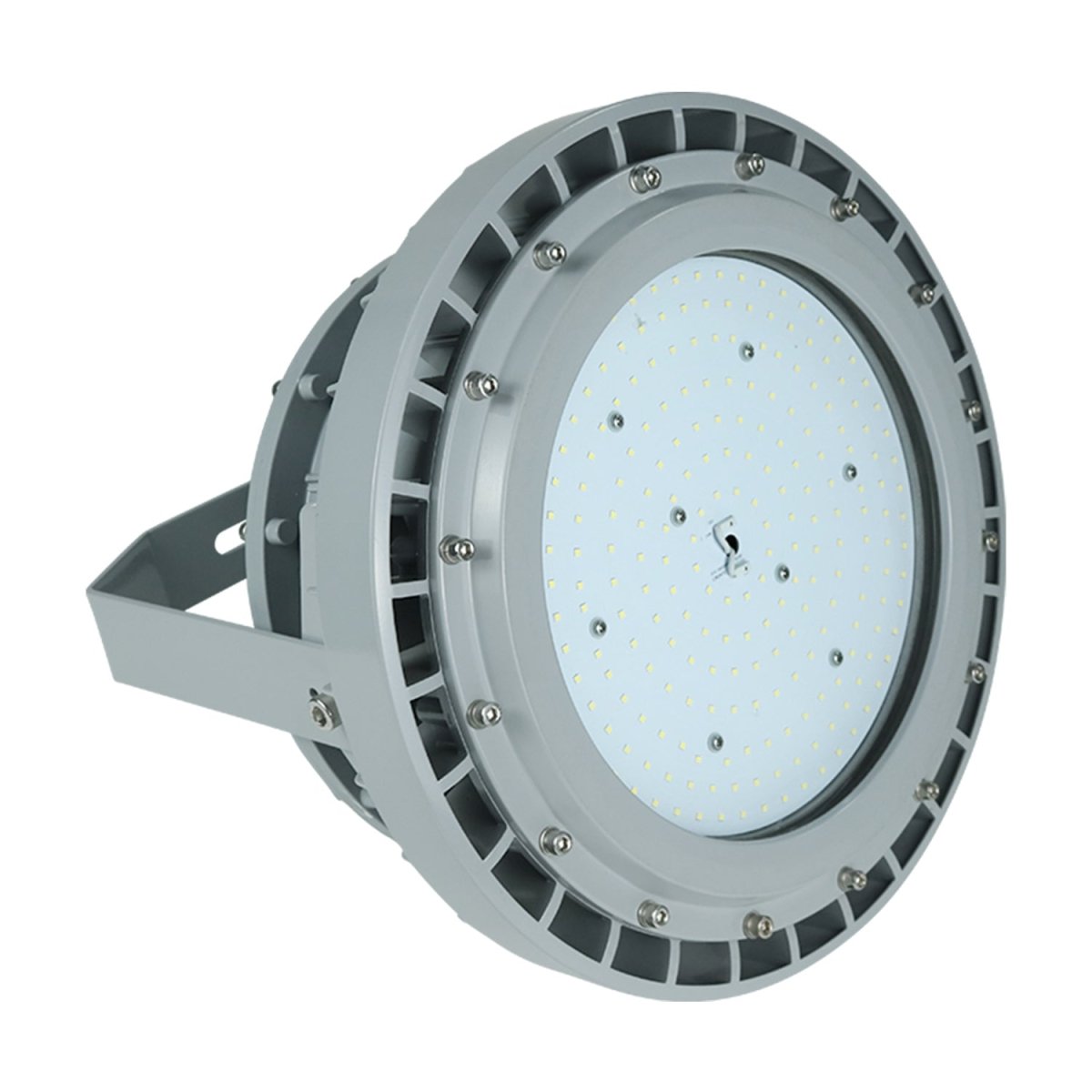 100 Watt LED Explosion Proof Round High Bay Light, C Series, Dimmable, 5000K, 13500LM, AC100 - 277V, IP66, Hazardous Location Lighting Fixtures - LEDMyPlace