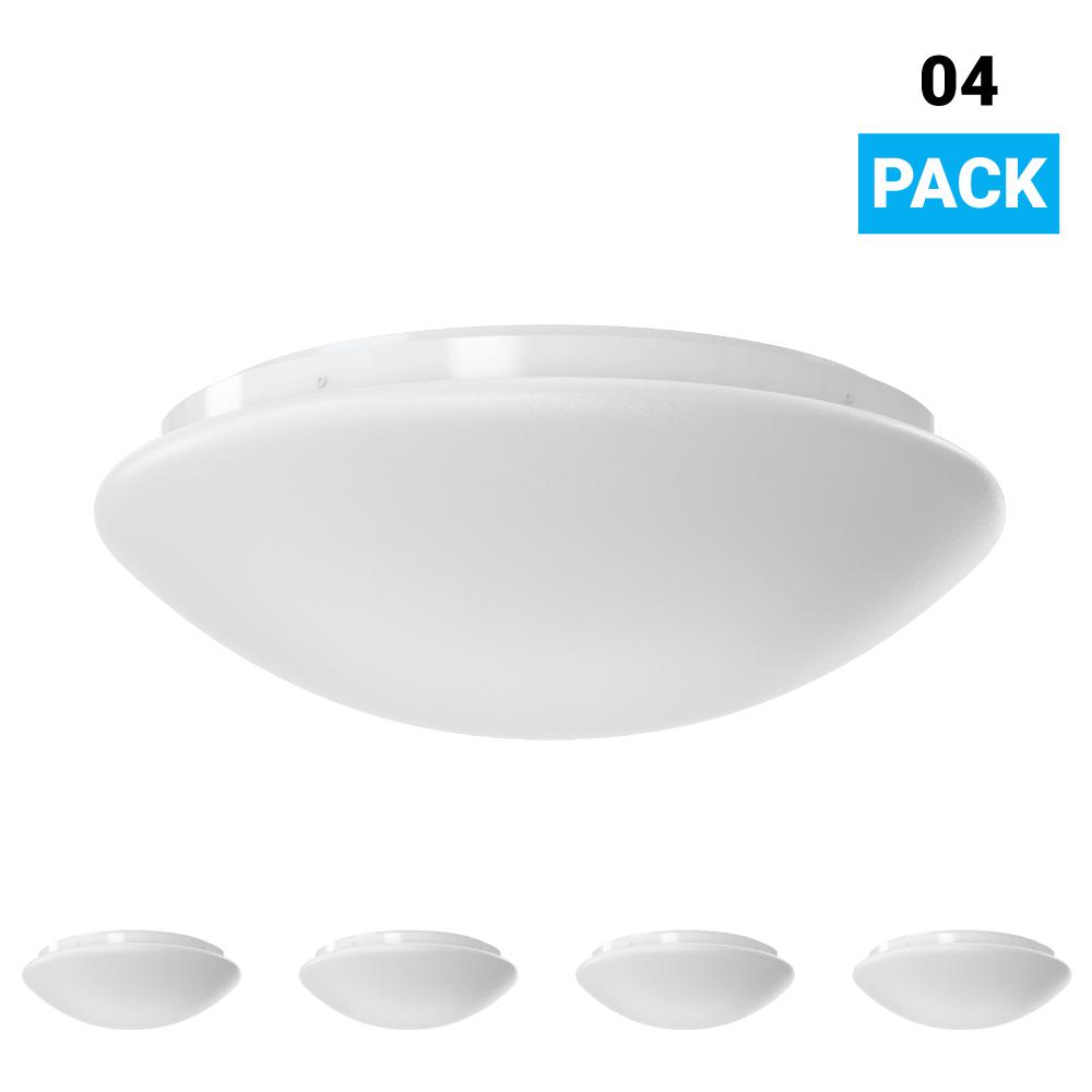 10.5 Inch Mushroom Shape LED Flush Mount Ceiling Light - 12.5 Watt, 1050 Lumens - Dimmable - Round Ceiling Light - LEDMyPlace