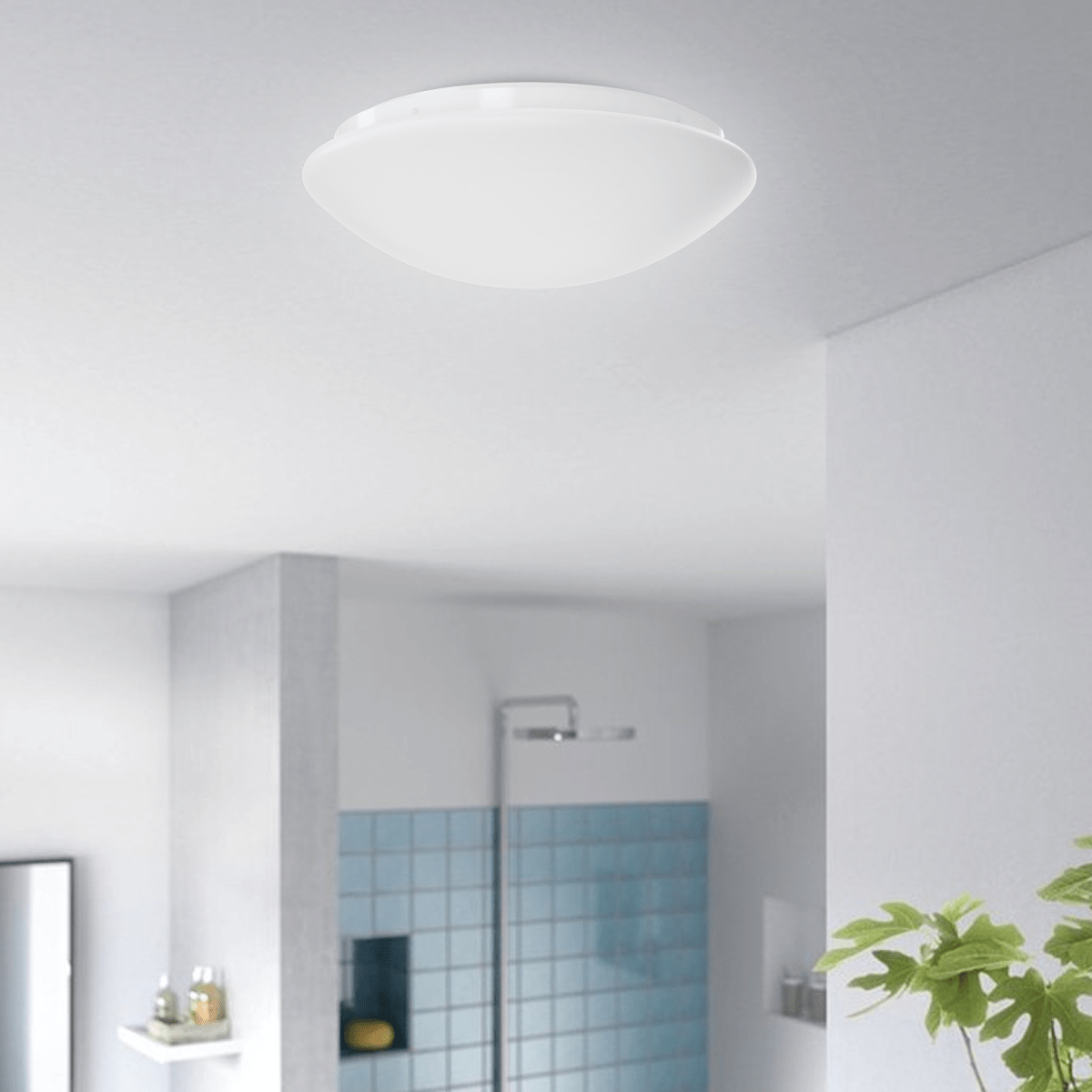 10.5 Inch Mushroom Shape LED Flush Mount Ceiling Light - 12.5 Watt, 1050 Lumens - Dimmable - Round Ceiling Light - LEDMyPlace