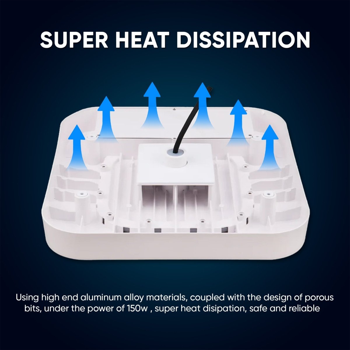 150W LED Canopy Light, 15600LM, 5700K, UL, Damp/Wet Locations, For Gas Stations, High Bay Carport, Indoor Parking, Underpasses, Loading Docks, Outdoor Area Light - LEDMyPlace