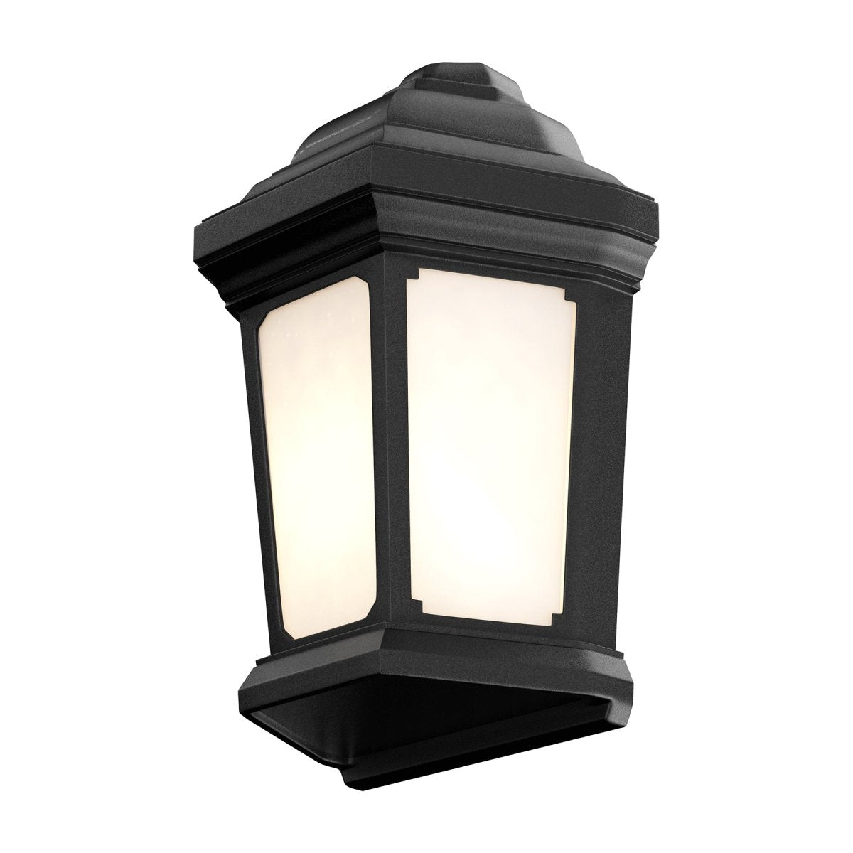 15W LED Outdoor Wall Sconce lighting Fixtures, 5000K (Daylight White), Textured Black Finish, 800 Lumens, ETL Listed - LEDMyPlace