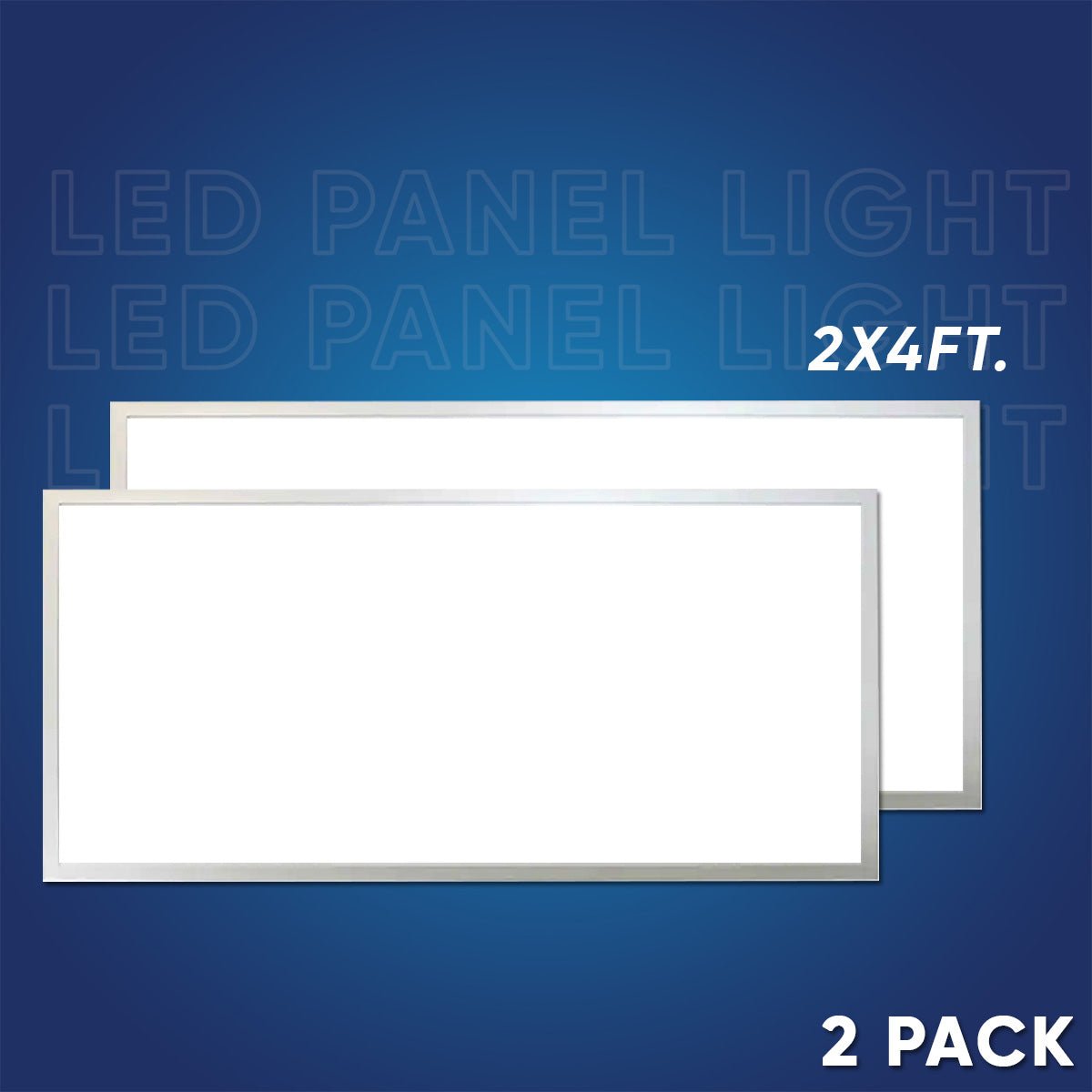 2 - ft x 4 - ft LED Panel Light 50/60/72 Watt Adjustable, 4000K/5000K/6500K CCT Changeable, Dip Switch, 0 - 10V Dim, 120 - 277V, ETL, DLC 5.1, Recessed Back - lit, LED Drop Ceiling Lights - LEDMyPlace