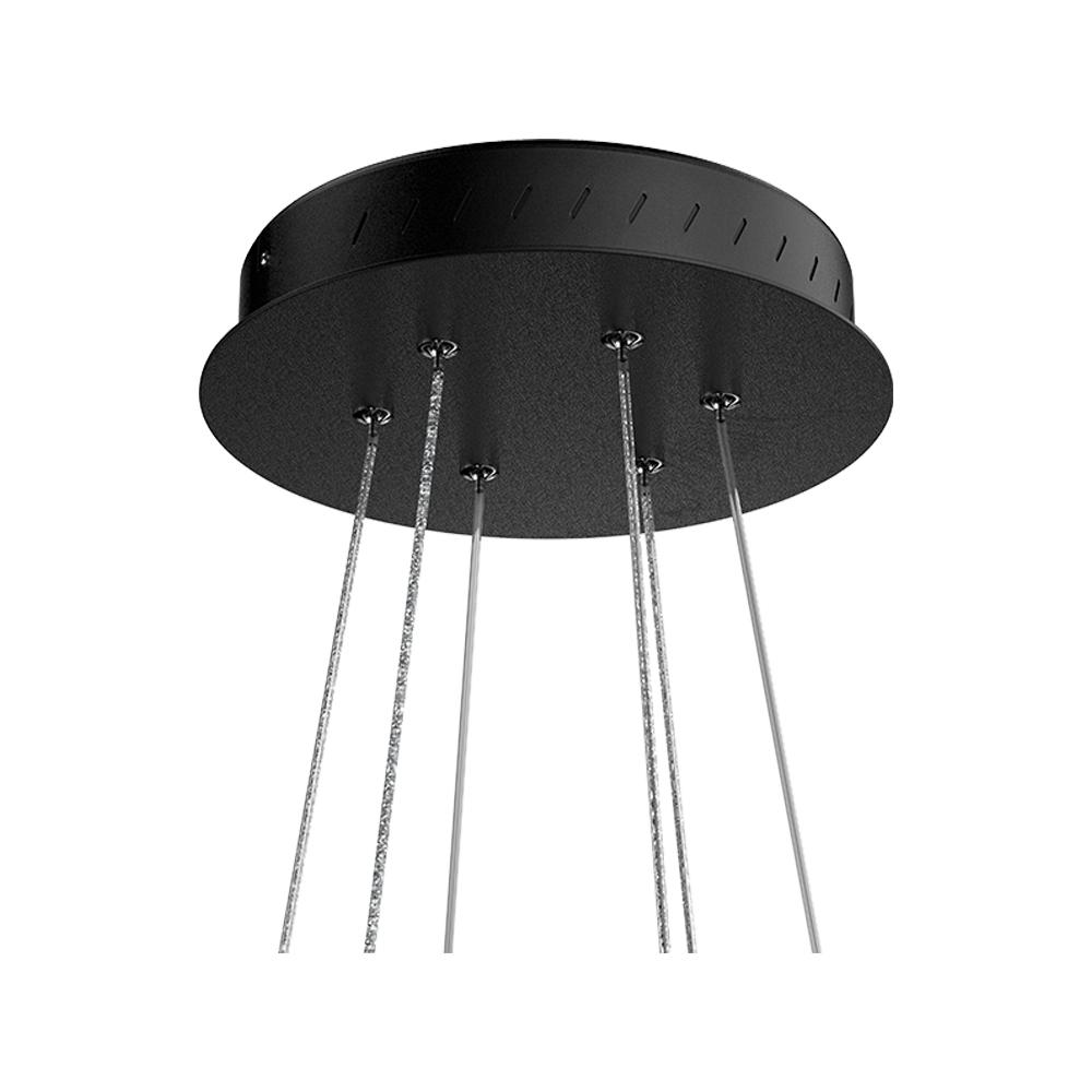 2 - Ring, Modern LED Chandelier, 78W, 120V, 3000K, 3985LM, Dimmable - LEDMyPlace