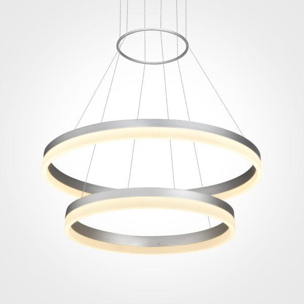 2 - Ring, Modern LED Chandelier, 78W, 120V, 3000K, 3985LM, Dimmable - LEDMyPlace