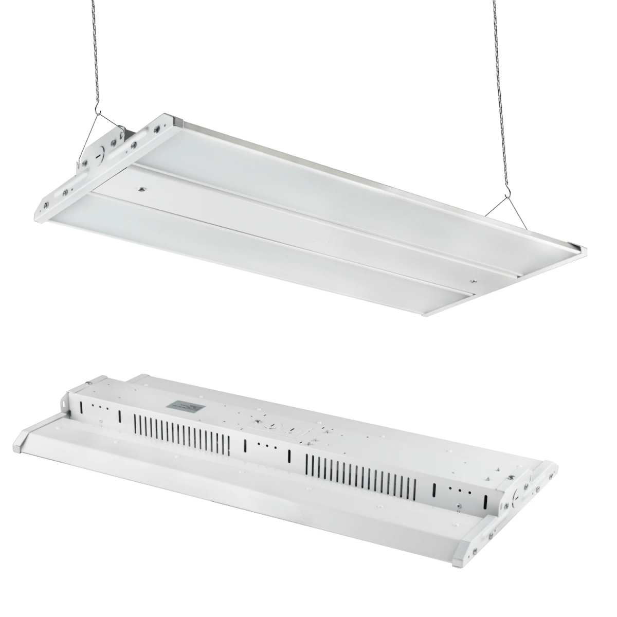 2FT LED Linear High Bay Light, 165W, 5700K, 22500LM, 120 - 277VAC, Linear Hanging Light For Warehouse, Factory, and Workshop - LEDMyPlace