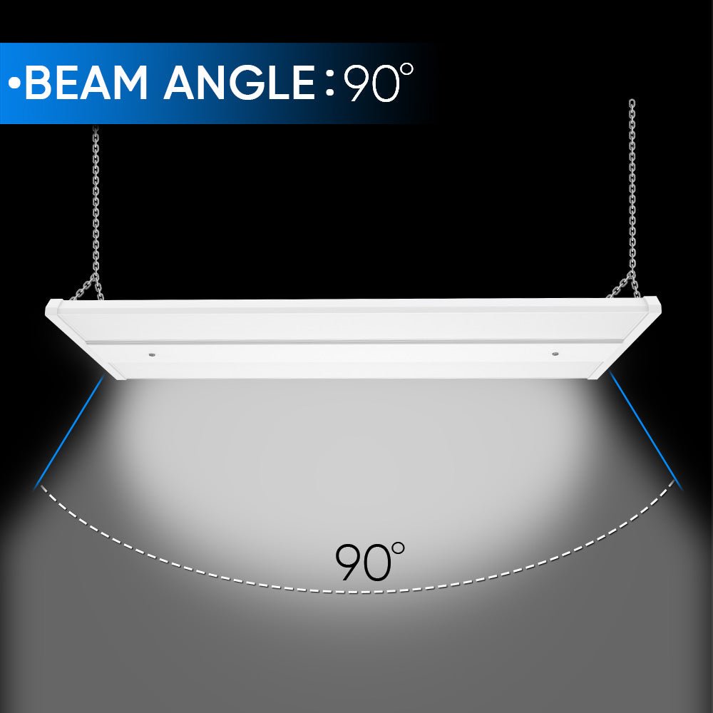 2FT LED Linear High Bay Light, 165W, 5700K, 22500LM, 120 - 277VAC, Linear Hanging Light For Warehouse, Factory, and Workshop - LEDMyPlace