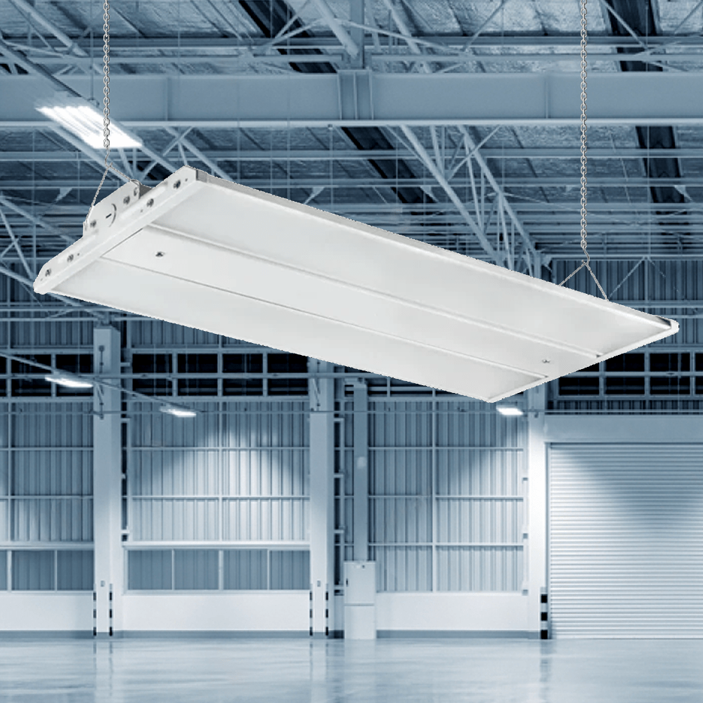 2FT LED Linear High Bay Light, 165W, 5700K, 22500LM, 120 - 277VAC, Linear Hanging Light For Warehouse, Factory, and Workshop - LEDMyPlace