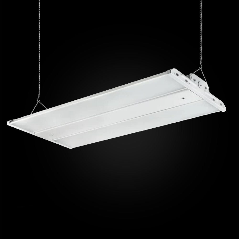 2FT LED Linear High Bay Shop Light, 110W, 5700K, 15000LM, 120 - 277VAC, 0 - 10V Dim, UL DLC Listed, Linear Hanging Light for Warehouse Workshops - 2 Pack - LEDMyPlace