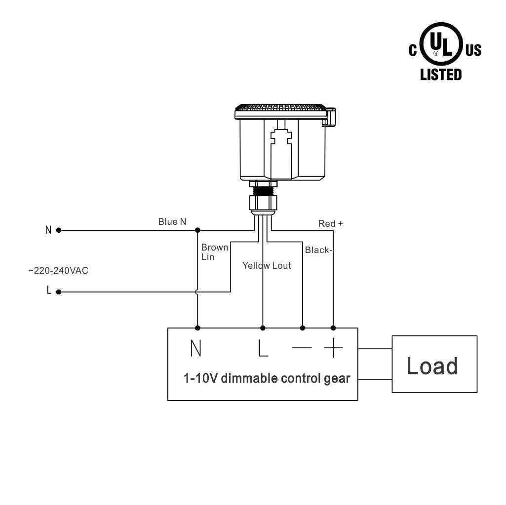 360° 3 Step Dimming Motion & Daylight Sensor for UFO High bay - 49ft max height - LEDMyPlace