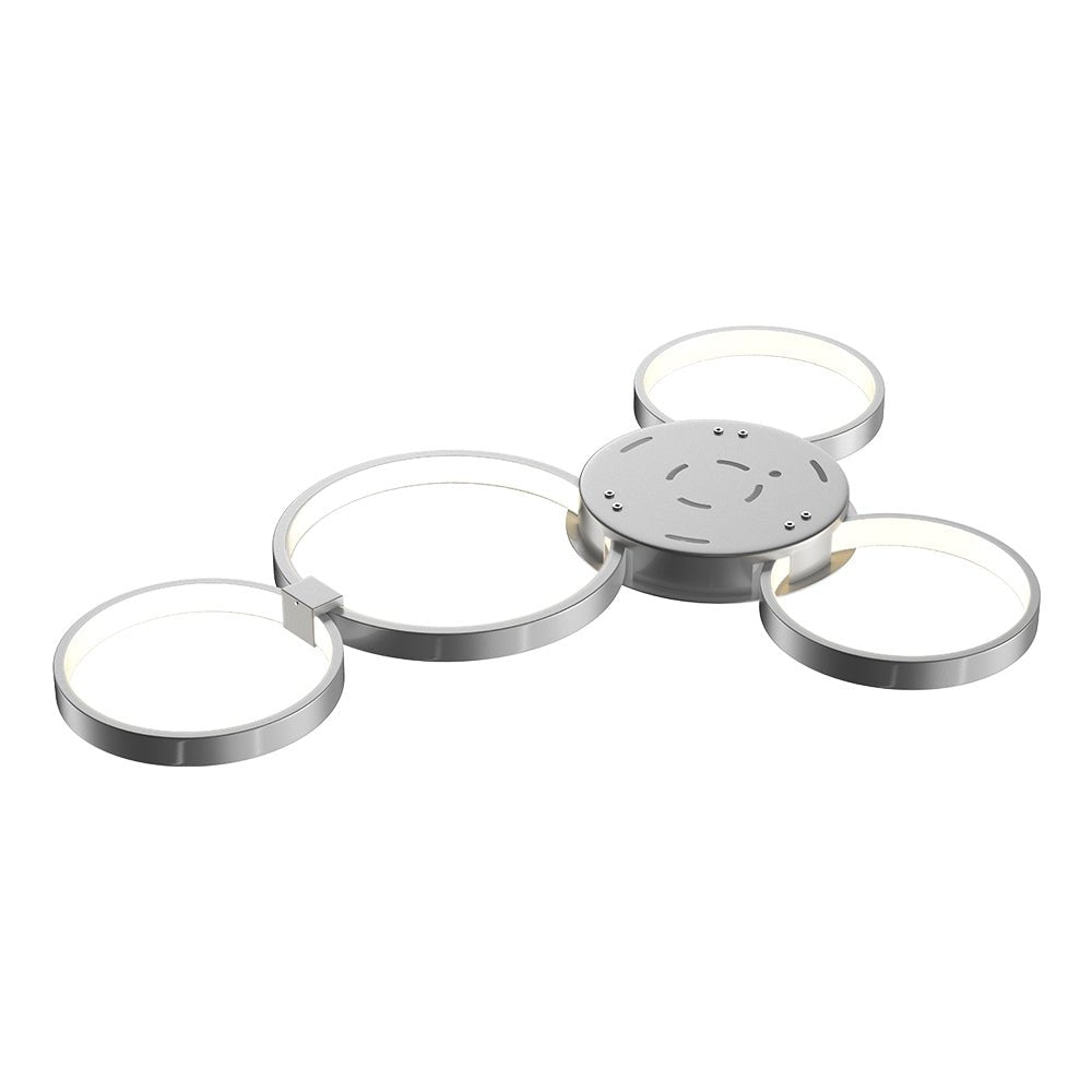 4 Rings, LED Circle Flushmount Lights, 41W, 3000K, 2986LM, Hallway Light Fixtures, - LEDMyPlace