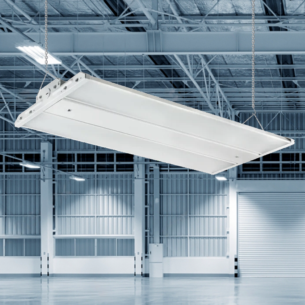 2FT LED Linear High Bay Light, 165W, 5700K, 22500LM, 120-277VAC, Linear Hanging Light For Warehouse, Factory, and Workshop