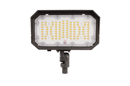 50W/40W/30W Watt Adjustable LED Flood Light Outdoor 4000K/5000K/5700K CCT Changeable, Knuckle Mount, UL & DLC 5.1 Premium, Bronze, IP65, For Gardens, Court, Lawn, Patio as well as LED Security Light - LEDMyPlace