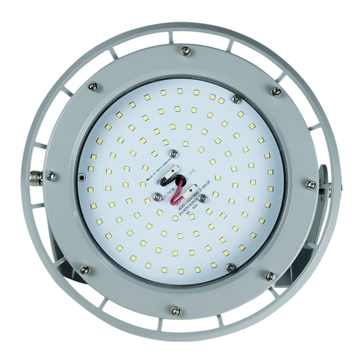 80 Watt LED Explosion Proof Round High Bay Light, B Series, Dimmable, 5000K, 10800LM, AC100 - 277V, IP66, Hazardous Location Lighting Fixtures - LEDMyPlace