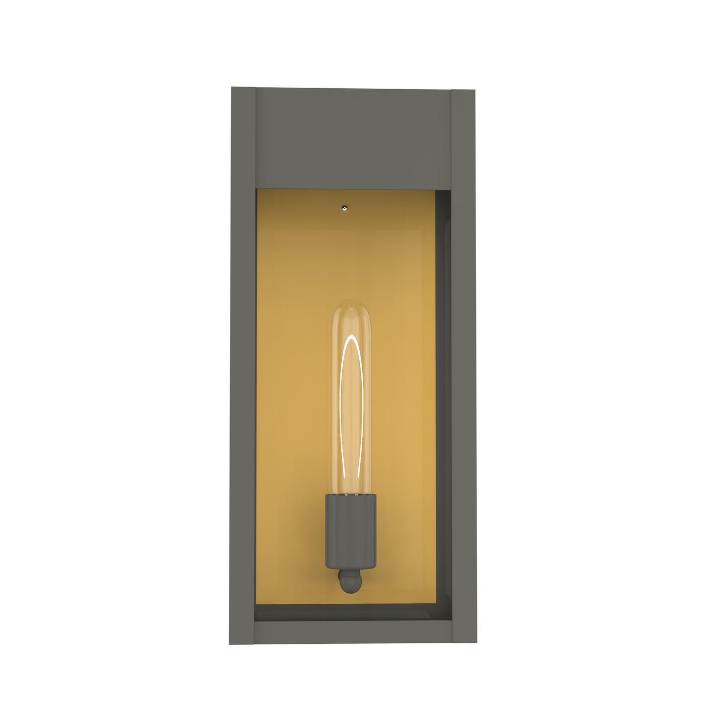 1-Light, Outdoor Wall Sconce Light, Outdoor Lantern, E26 Socket 1X60W, Clear Glass Panels, Matte Black, 18" H x 7 1/2" W, Extends 5 1/2" from the wall