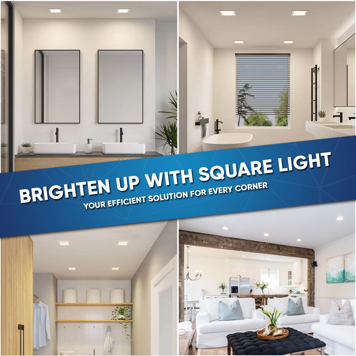 LED Square Recessed Lighting- Applications