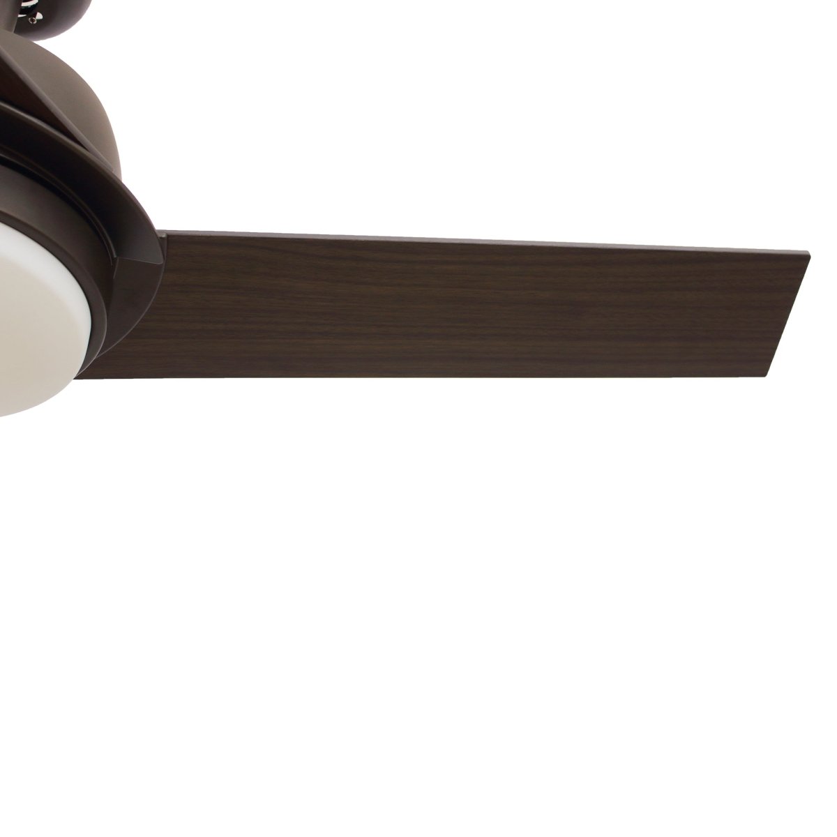 Aeryn 52 inch 3 - Blade Best Smart Ceiling Fan with Wall Switch - Oil Rubbed Bronze/Walnut - LEDMyPlace