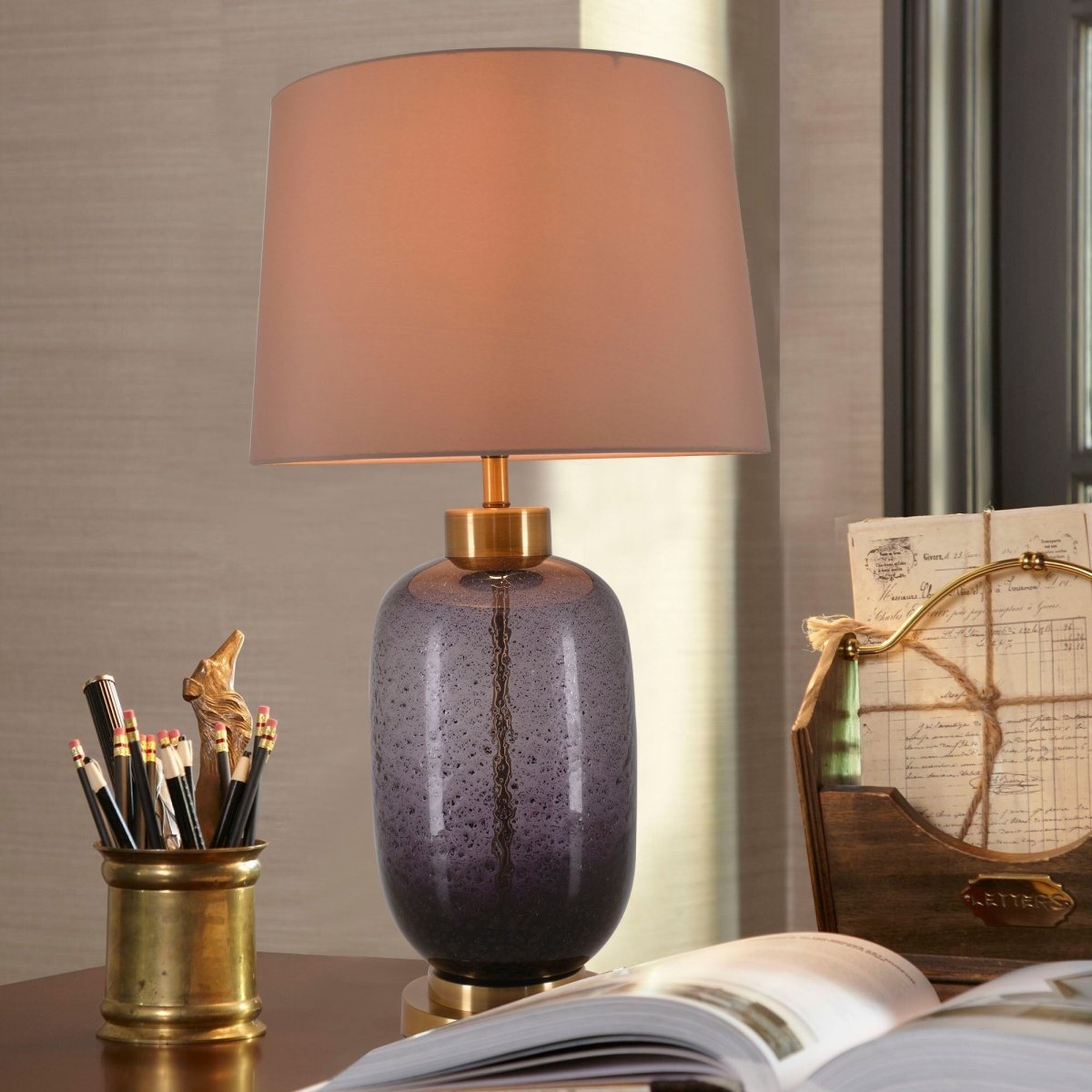 Bebspiro 27" Best Table Lamp - Purple (Single) - LEDMyPlace