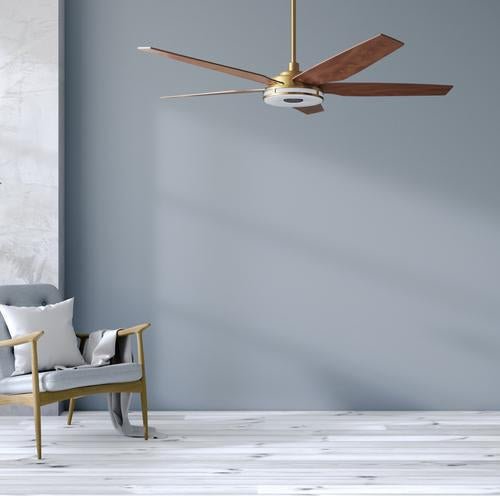 Best Smart Ceiling Fan with Remote, Light Kit Included, Works with Google Assistant and Amazon Alexa, Siri Shortcut. - LEDMyPlace