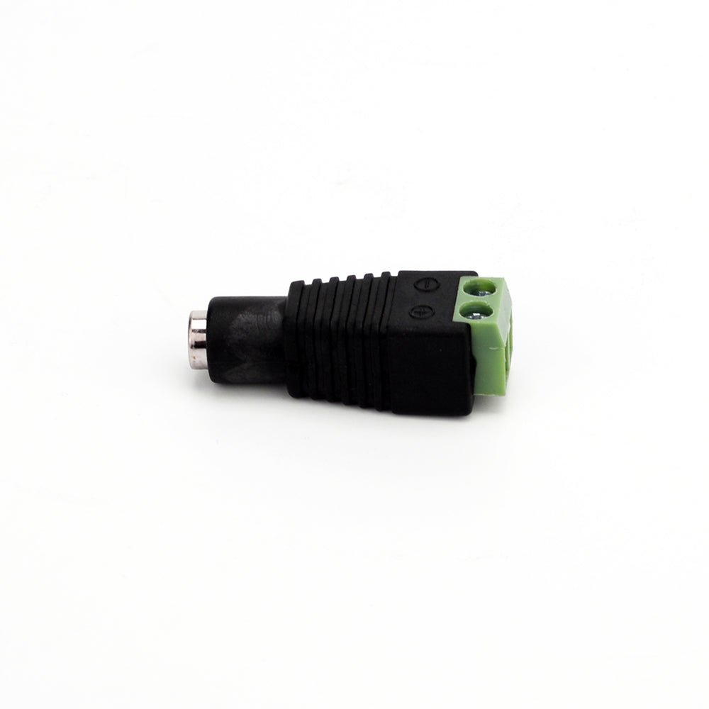 DC Wire Plug - Male/Female Barrel Connector to Screw Terminal Adapter - LEDMyPlace