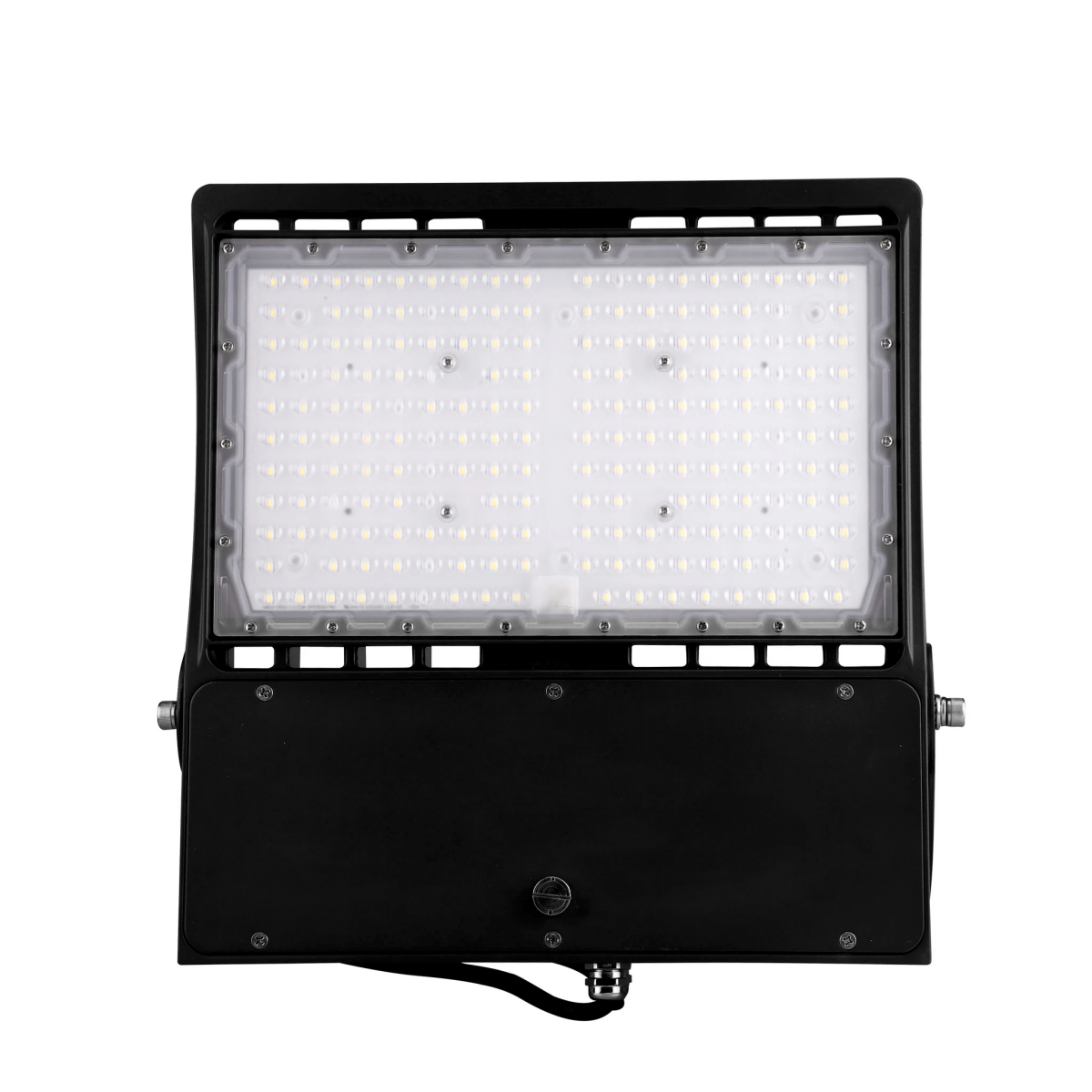 Gen14B 100W/120W/150W Watt Changeable LED Flood Light Outdoor 5700K Daylight White, 21,000LM Black, Dimmable, UL, DLC Premium, IP65 Waterproof LED Security Area Lights for Yard, Parking Lot, Playground & Stadium Lights - LEDMyPlace