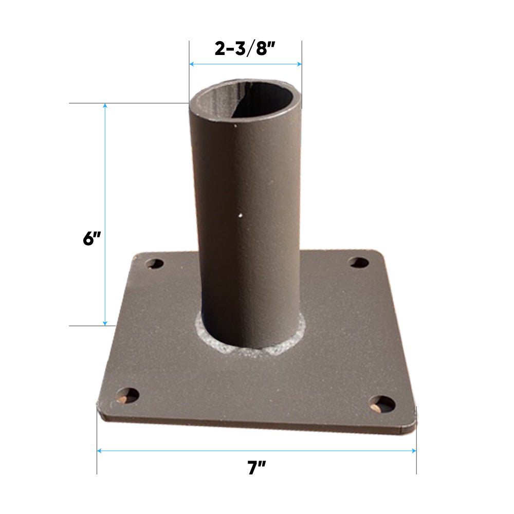 Horizontal Wall Mount Tenon Bracket (Bronze) - LEDMyPlace