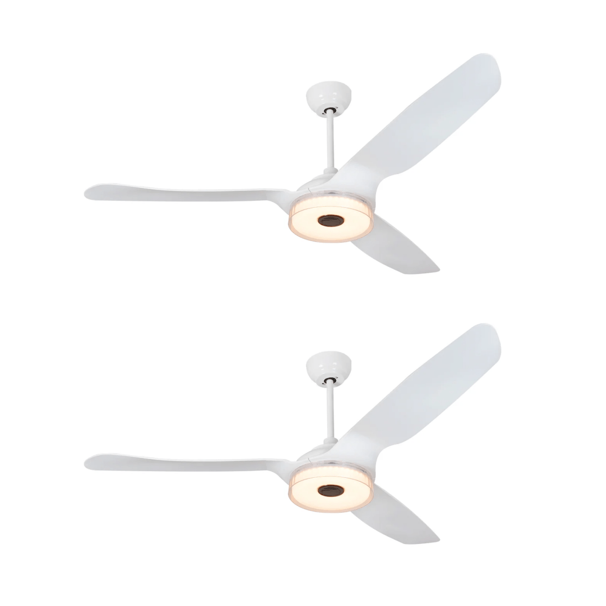 Icebreaker 56 in. Best Ceiling Fan with Lights for Bedroom,Living Room,Dining Room, Dimmable LED Light(Set of 2), Works with Alexa/Google Home/Siri - LEDMyPlace