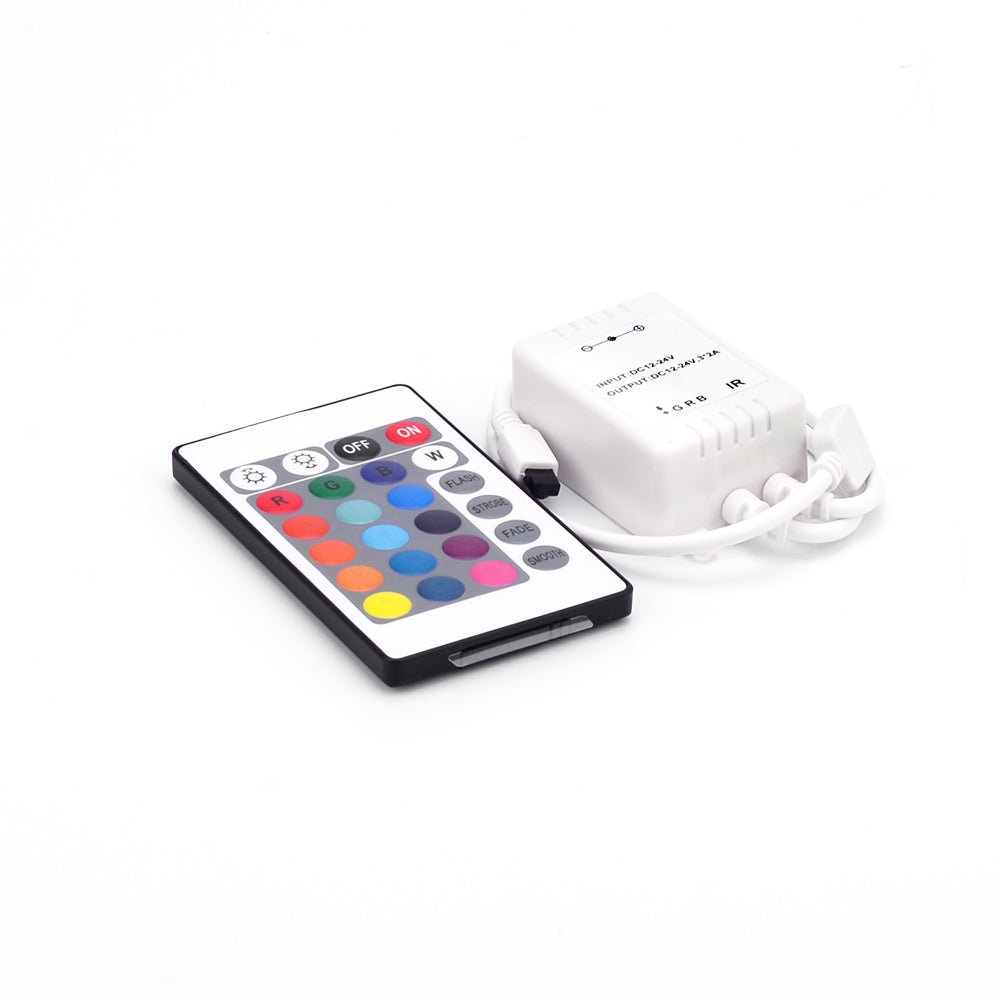 Infrared RGB LED Controller with Wireless IRC Remote - LEDMyPlace