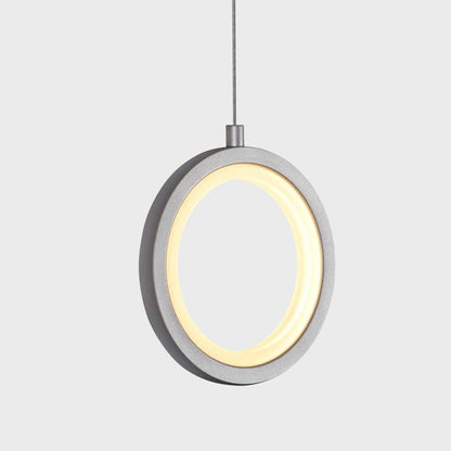 LED Circular Vertical One Ring Pendant Light, 8W, 3000K, 400LM, 120V, Dim: 5.5 x 55 Inch, ETL Listed, Dimmable, Circline Architectural, Hanging Light Fixture - LEDMyPlace