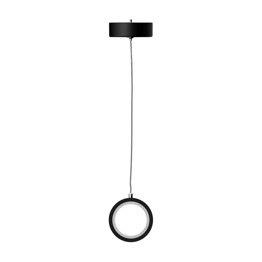 LED Circular Vertical One Ring Pendant Light, 8W, 3000K, 400LM, 120V, Dim: 5.5 x 55 Inch, ETL Listed, Dimmable, Circline Architectural, Hanging Light Fixture - LEDMyPlace