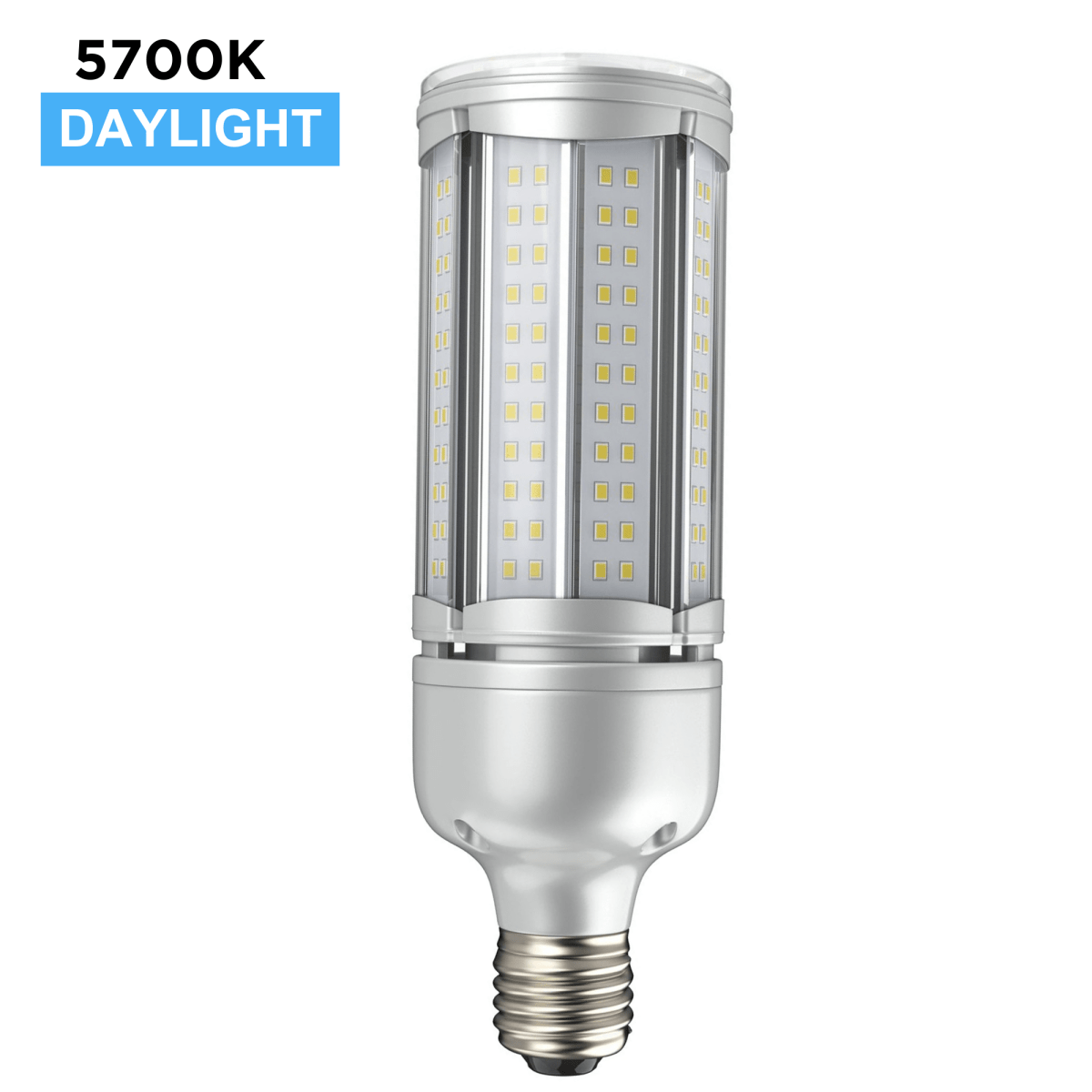 LED Corn Bulb, 18W/60W/100W/120W, 5700K, AC120 - 277V, Dimmable, Damp Location, UL, DLC & RoHS approved, For Garage Warehouse Outdoor Street Area Lighting - LEDMyPlace