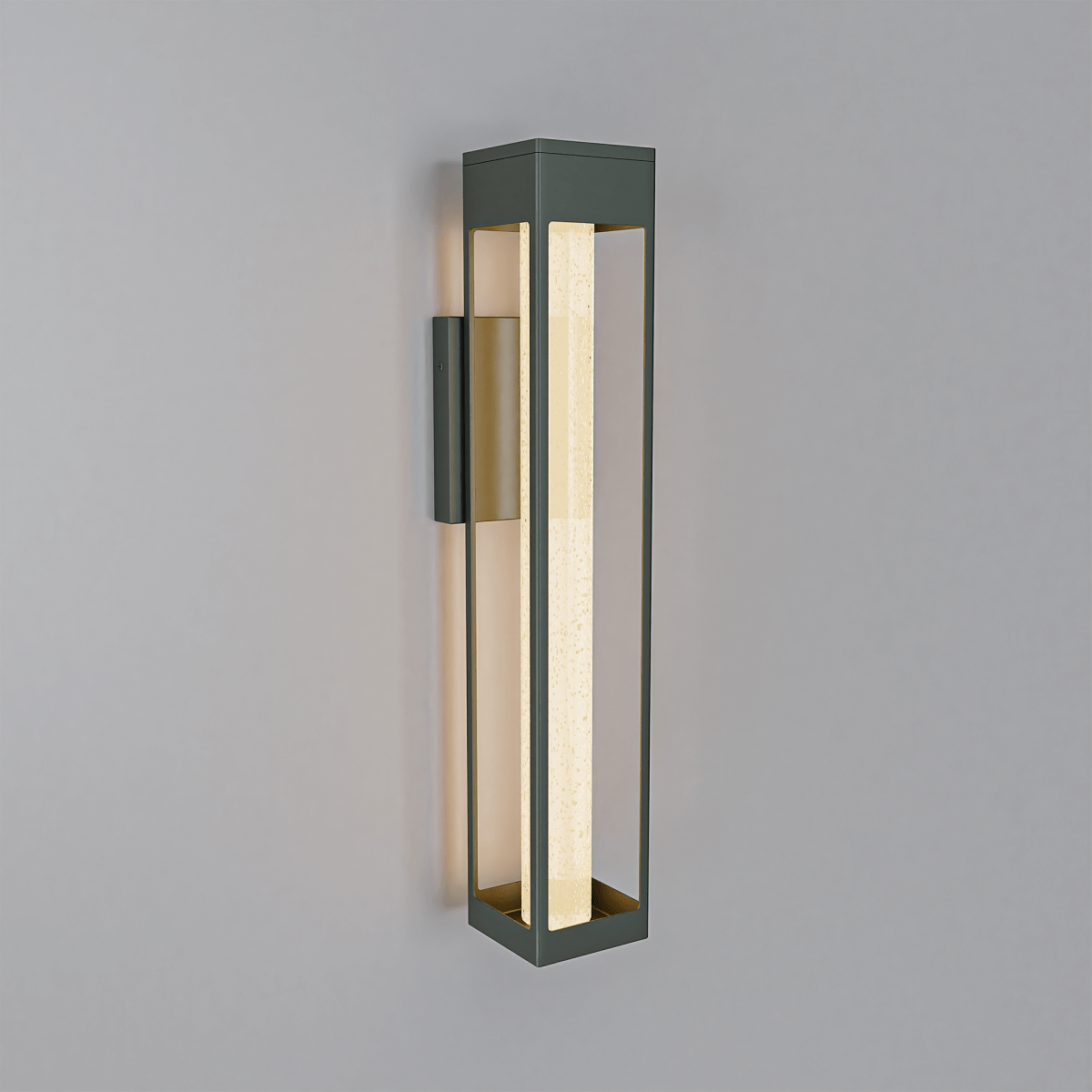 LED Crystal Bubble Glass Tube, 11W 3CCT, Modern Outdoor Wall Sconce - LEDMyPlace