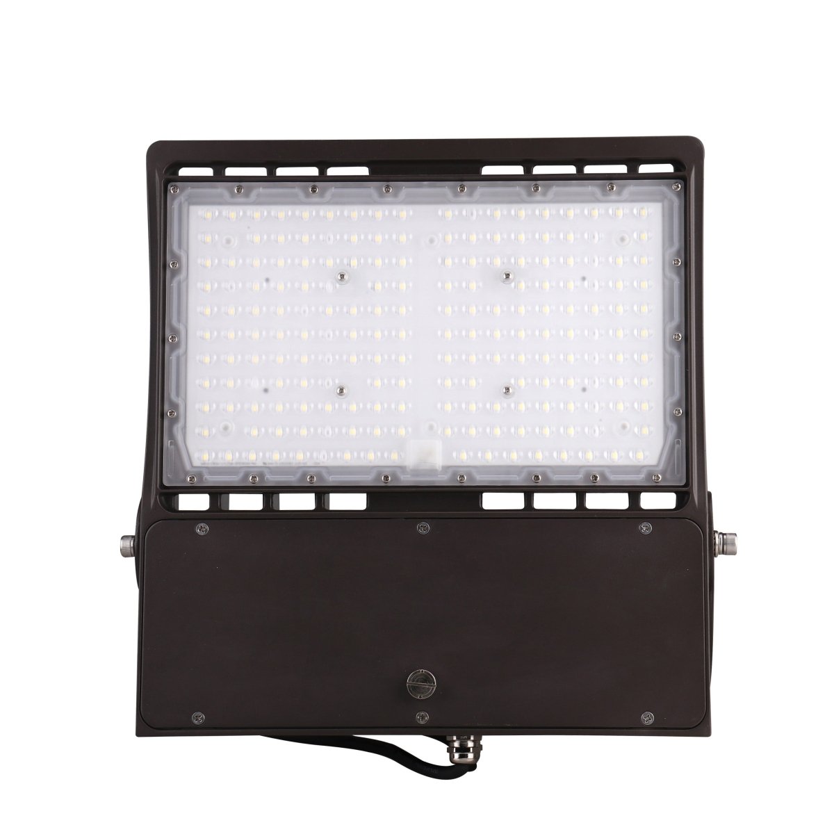 LED Flood Light, 150W/120W/100W Wattage Adjustable, 5700K, 133 LM/W, AC120 - 277V, Bronze, Dimmable, Outdoor Lighting, IP65 Waterproof LED Security Area Lights for Yard, Parking Lot, Playground & Stadium Lights, Gen14B - LEDMyPlace