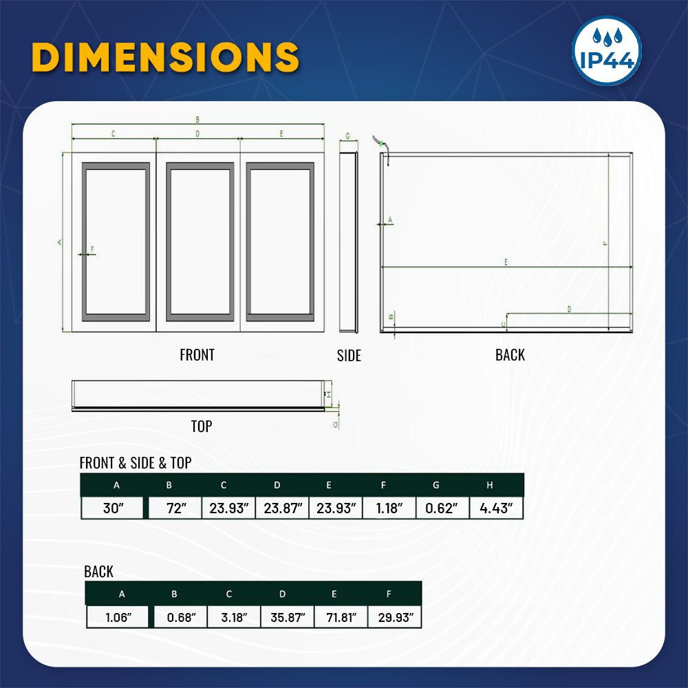 LED Lighted Bathroom Medicine Cabinet with Outlet, Double Sided Mirror, On/Off Switch, Surface Mount, Medicine Cabinet with LED Mirror, CRI 90+, Hector Style - LEDMyPlace