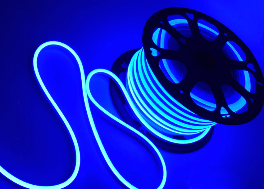 LED Neon Rope Light, 120V, UL Listed, Waterproof IP65 RATED, >80 CRI, Neon Flex (Blue, Green, Red, Pink) - LEDMyPlace