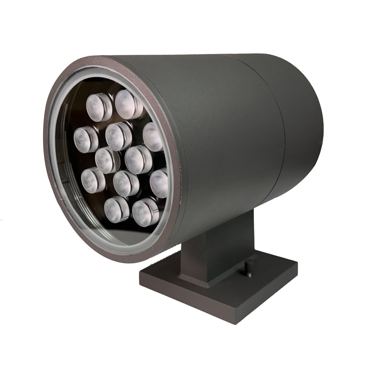 LED Outdoor Single Sided Light With Remote, RGBW, Cylinder, 36W, AC100 - 277V, IP65, ETL CE RoSH Approval, Outdoor Wall Lights - LEDMyPlace