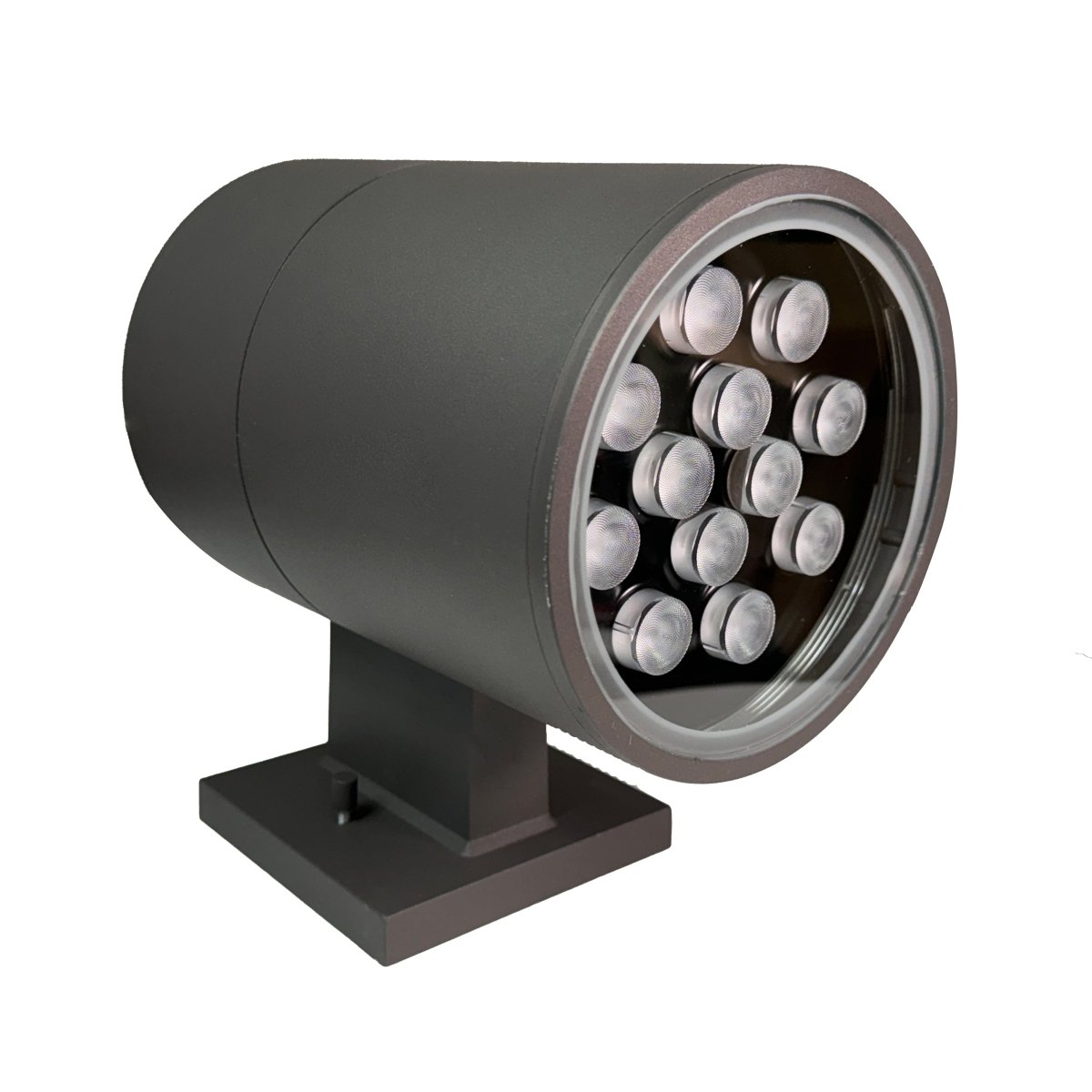 LED Outdoor Single Sided Light With Remote, RGBW, Cylinder, 36W, AC100 - 277V, IP65, ETL CE RoSH Approval, Outdoor Wall Lights - LEDMyPlace